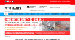 Desktop Screenshot of patioheaters.co.za